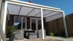 Veranda, Terrasoverkapping, Greenline structuur wit, Son en Breugel