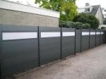 Aluminium schutting, Uden